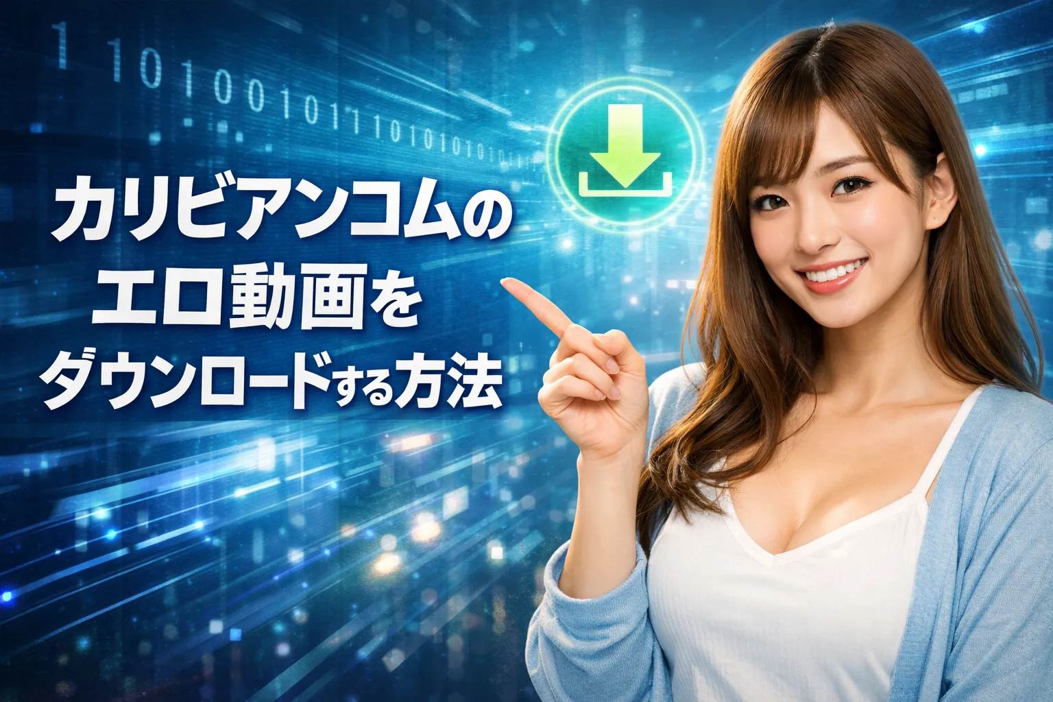 カリビアンコムのエロ動画をダウンロードする方法（※注意点あり）