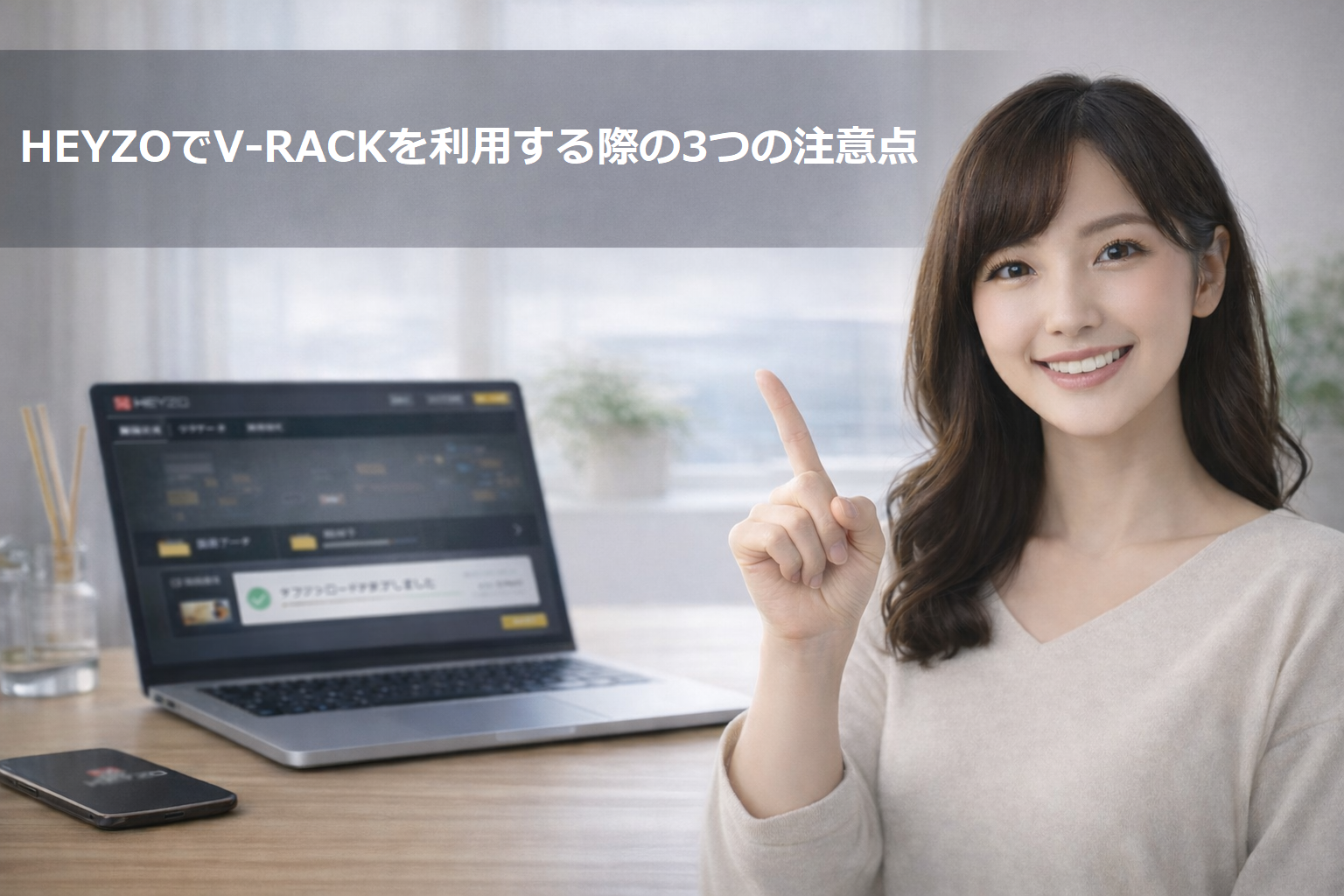 HEYZOでV-RACKを利用する際の3つの注意点