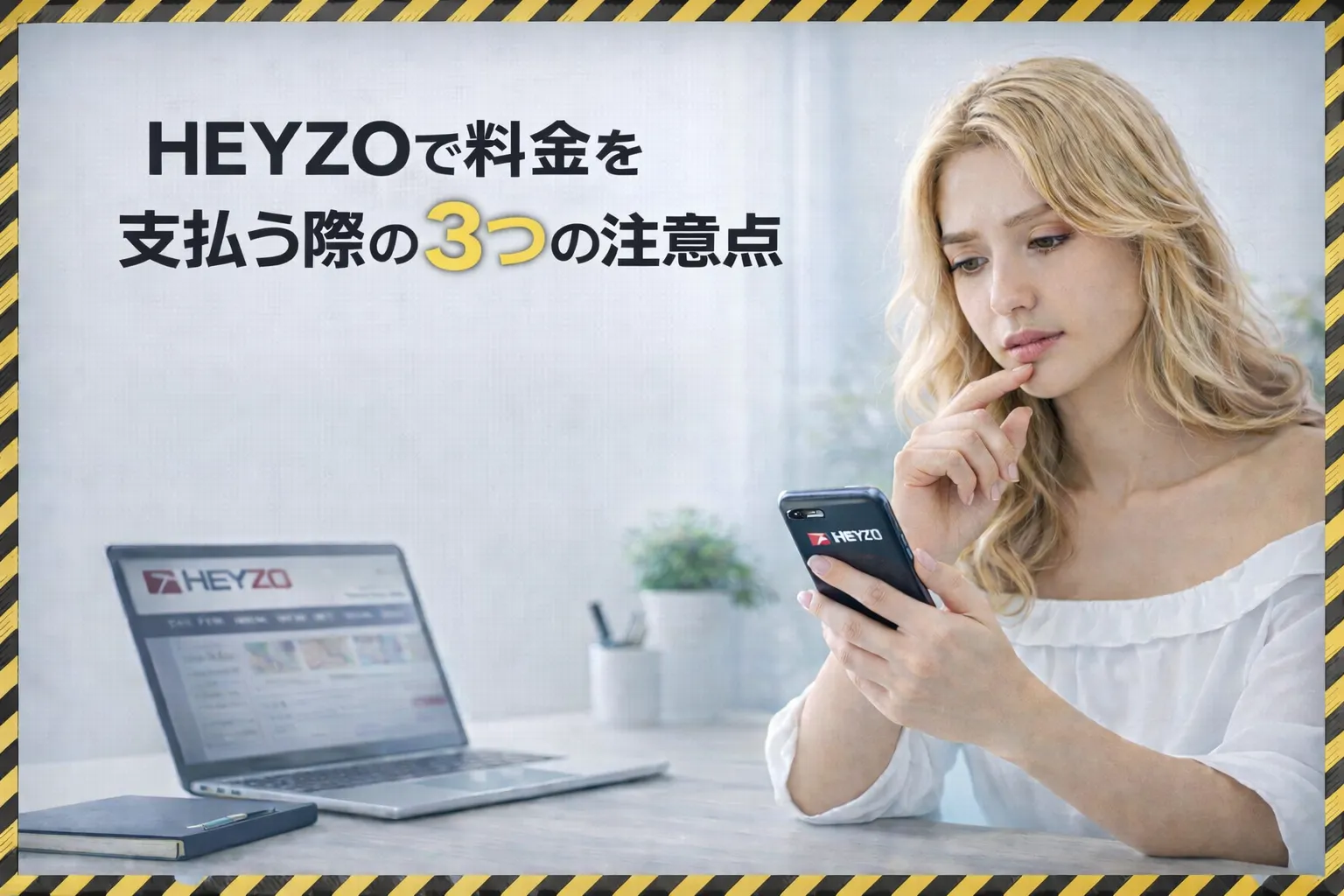 HEYZOで料金を支払う際の3つの注意点