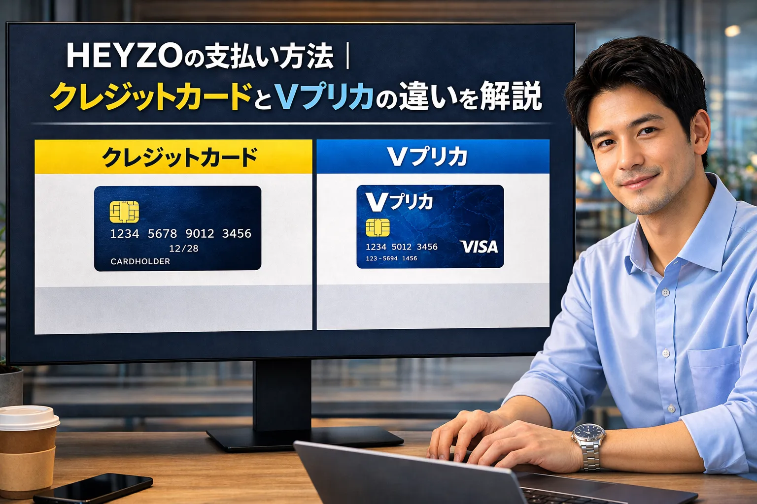 HEYZOの支払い方法｜クレジットカードとVプリカの違いを解説