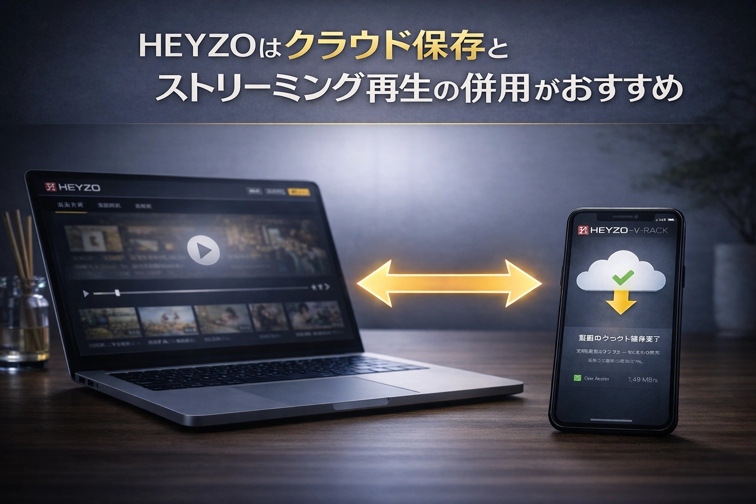 HEYZOはクラウド保存とストリーミング再生の併用がおすすめ