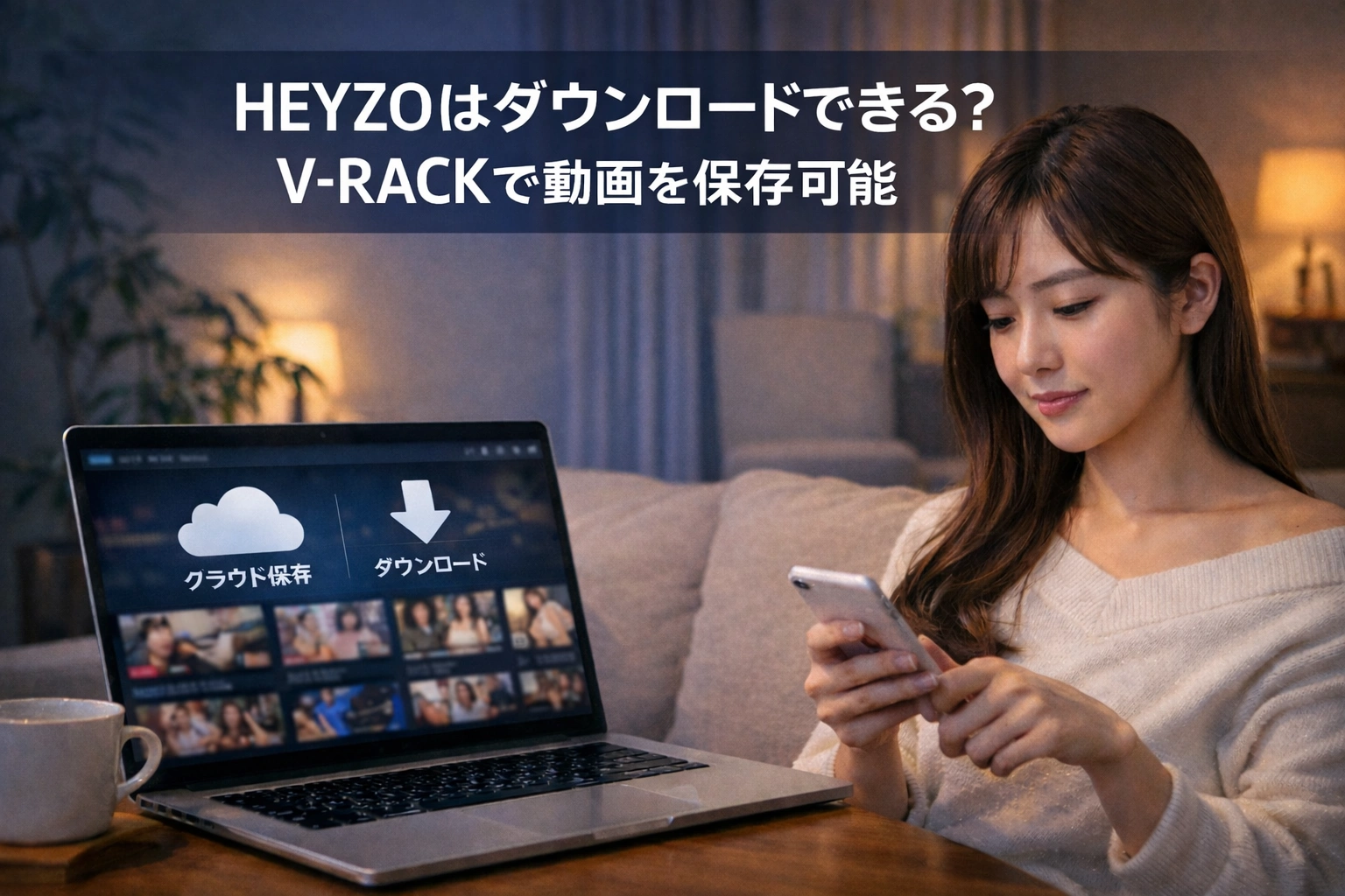 HEYZOはダウンロードできる？V-RACKで動画を保存可能