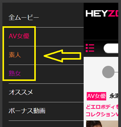 カテゴリーを選択
