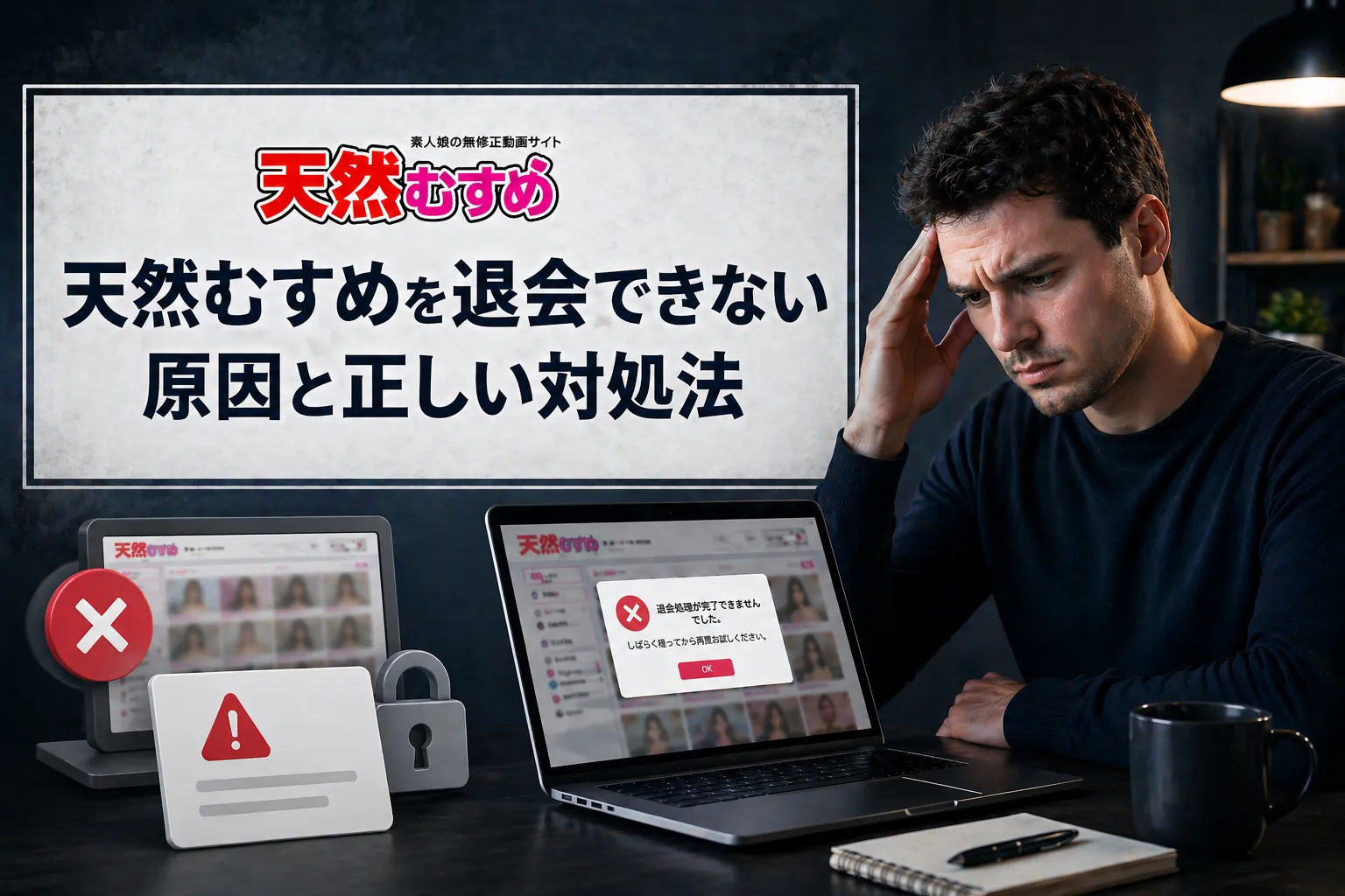天然むすめを退会できない原因と正しい対処法