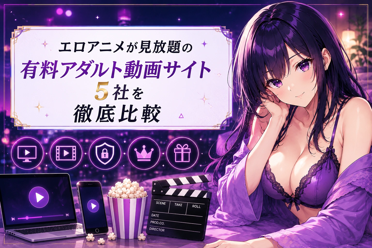 エロアニメが見放題の有料アダルト動画サイト5社を徹底比較