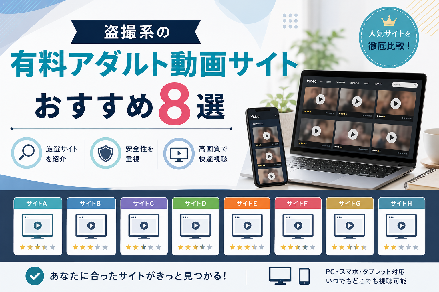 盗撮系の有料アダルト動画サイトおすすめ8選