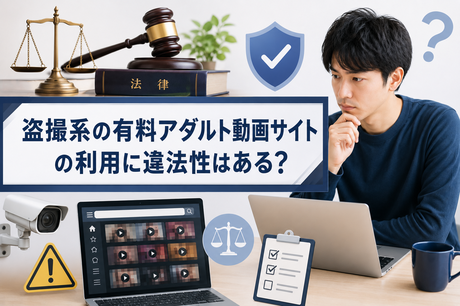盗撮系の有料アダルト動画サイトの利用に違法性はある？